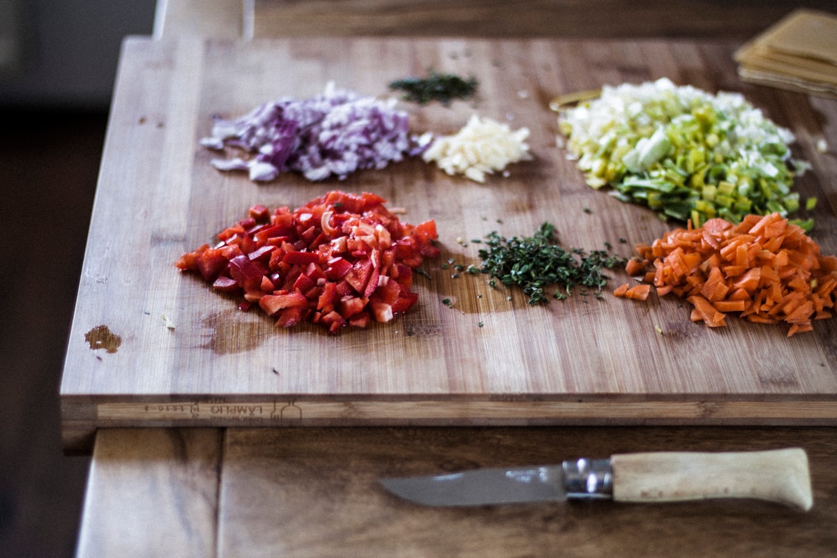 Artfully plated breakfast with mixed berries and herbs